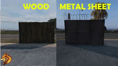 sheet metal dayz|how to make fence dayz.